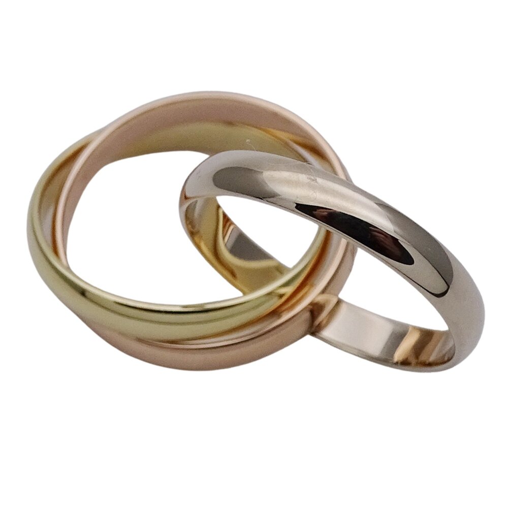 CARTIER Gold Trinity Ring #49 - Picture 5 of 13